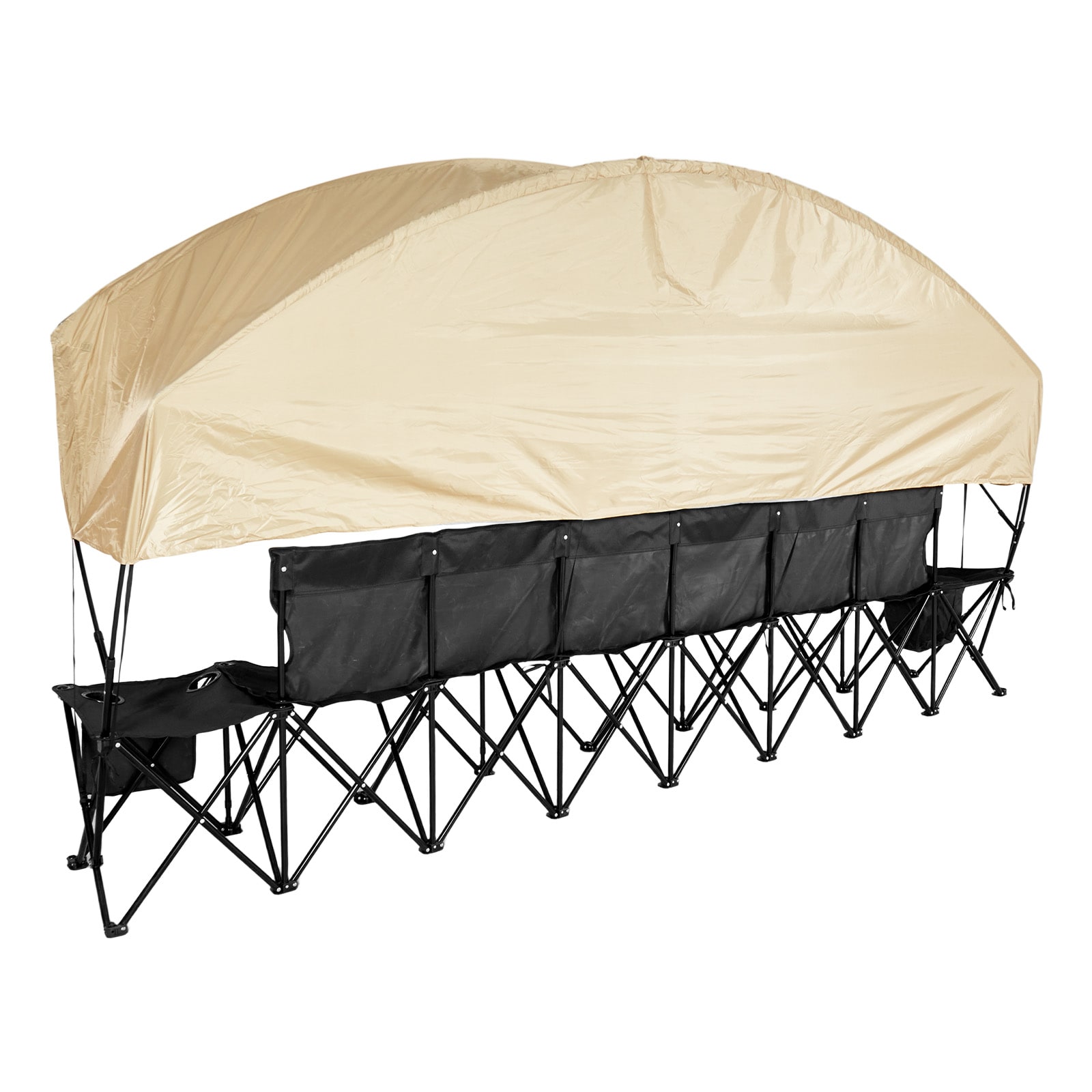 Portable Folding Bench For Football And Camping With Sunshade_voghion.com